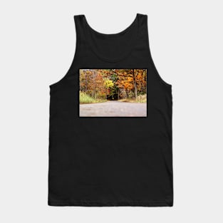 Autumn Tree Tunnel Tank Top